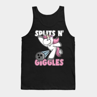 Splits n' Giggles Unicorn Bowling Bowler Tank Top